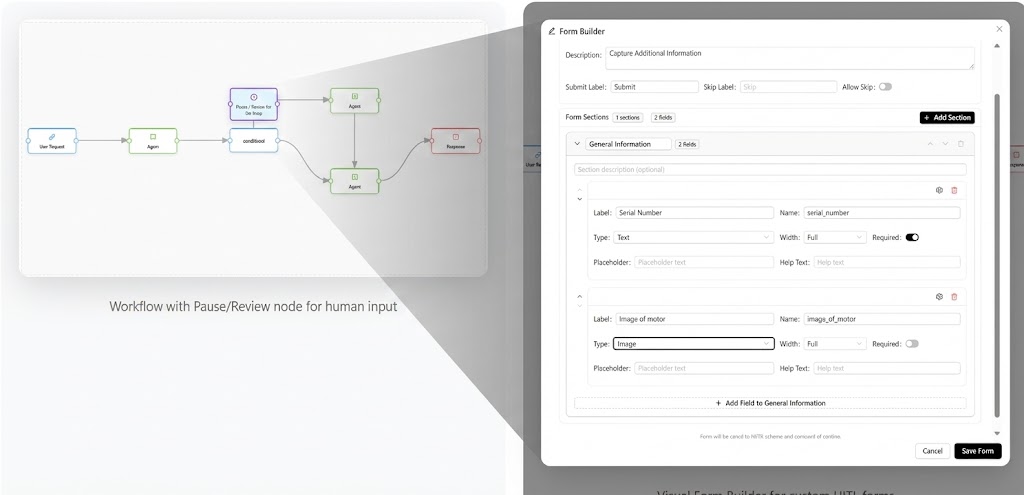HITL Workflow with Form Builder